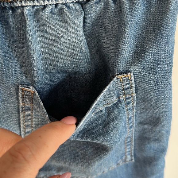 H&M Pull-On Denim Jean Shorts 5T - Picture 7 of 8